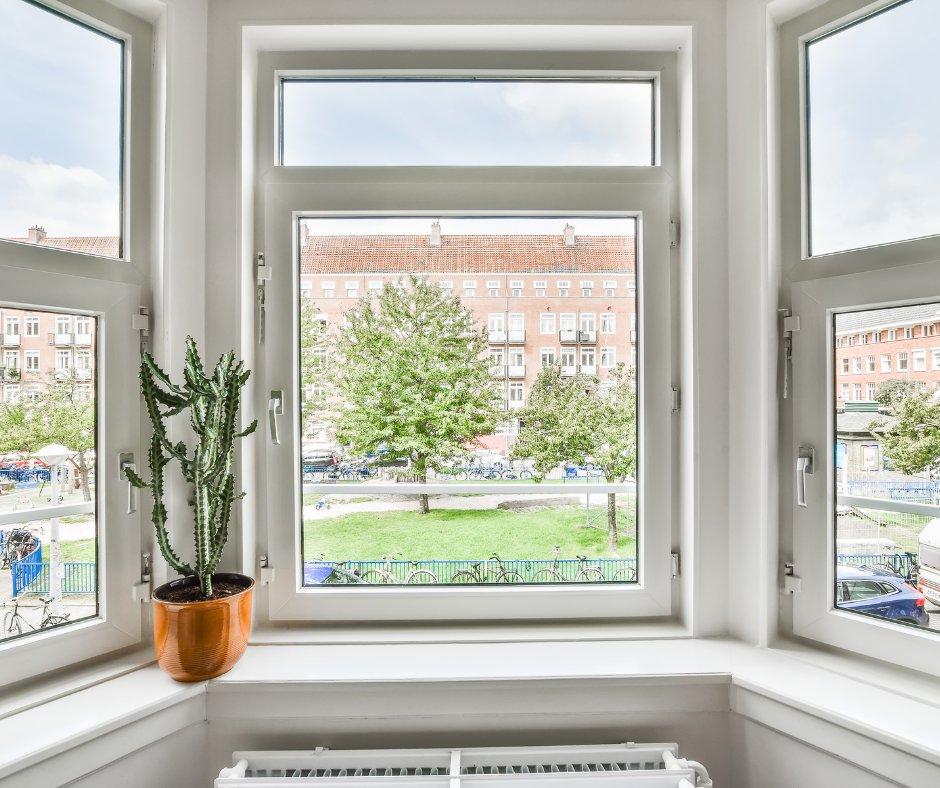 isolatieglas in het najaar
