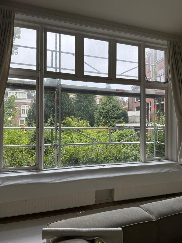 Triple glas geplaatst Keizersgracht